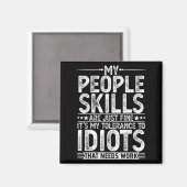 Grappige afbeelding voor mannen vrouwen volwassen magneet (Voorkant / Achterkant)