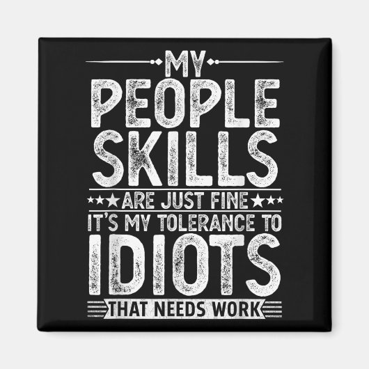 Grappige afbeelding voor mannen vrouwen volwassen magneet (Voorkant)