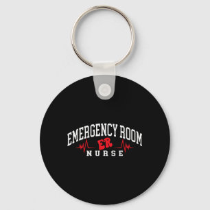 Grappige afdeling spoedeisende hulp verpleegster S Sleutelhanger