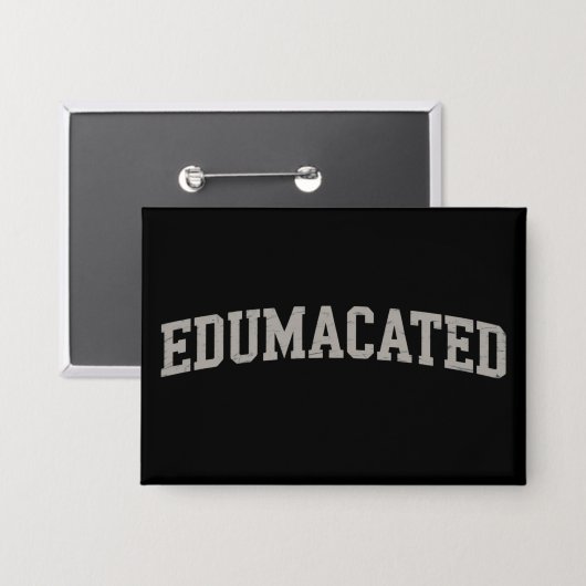 Grappige Afgestudeerde Hogeschool Afstuderen Sarca Button (Voorkant / Achterkant)