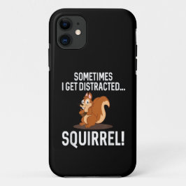 GRAPPIGE AFLEIDBARE Eekhoorn Dierentuin Boerderij iPhone 11 Hoesje