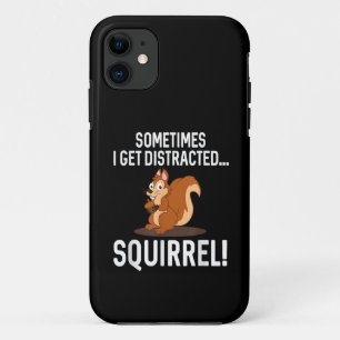 GRAPPIGE AFLEIDBARE Eekhoorn Dierentuin Boerderij iPhone 11 Hoesje