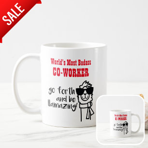 Grappige afscheid collega - MUG van de meest BADAS Koffiemok