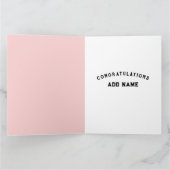 Grappige Afstuderen Kaart (Binnen)