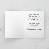 Grappige Afstuderen Kaarten: nu een baan Kaart (Binnen)