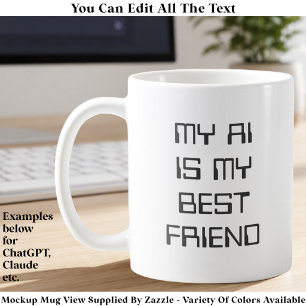 Grappige AI/Chatbot Techneut Grijze Mok