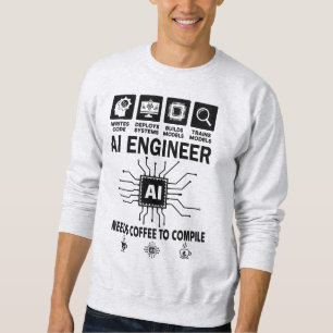 Grappige AI-ingenieur Geliefde heeft koffie nodig Trui