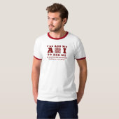 Grappige AI-start-up-tech rode QR-code aangepaste  T-shirt (Voorkant volledig)