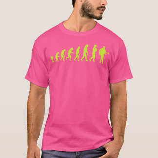 Grappige akoestische gitaar evolutie t-shirt