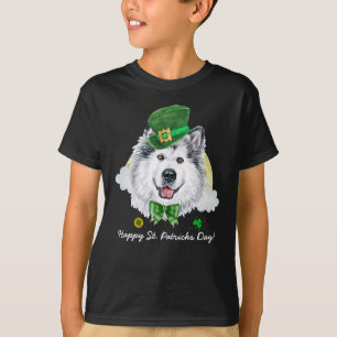 Grappige Alaskaanse Malamute Gouden St. Patrick's T-shirt