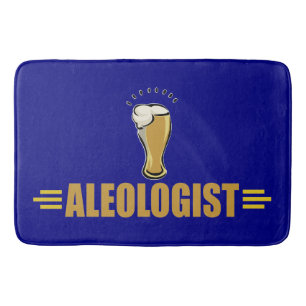 Grappige Aleoloog Bier Drinkers Badmat