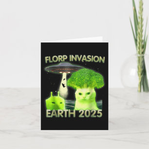 Grappige Alien Cat Meme Florp Invasion Earth 2025  Kaart