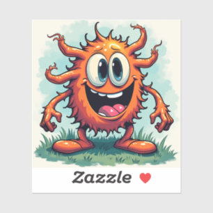 Grappige Alien Monster Kunst - Grappige Monster Se Sticker