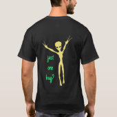 Grappige Alien 🎅🛸 UFO Halloween Party T-shirt (Achterkant)