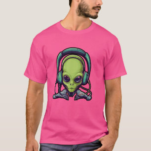 Grappige Alien UFO Universum Ruimte Humor Cadeau M T-shirt