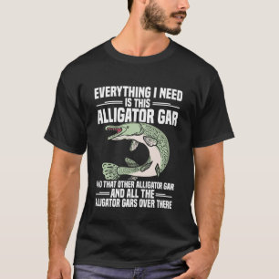 Grappige Alligator Gar Vissen 1 T-shirt