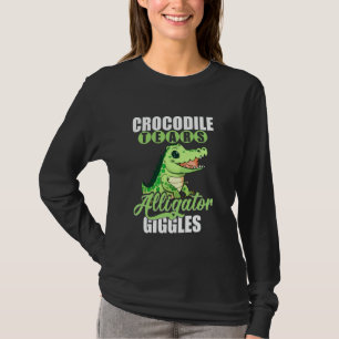 Grappige Alligator Lover Crocodile Gator Cartoon V T-shirt