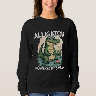 Grappige Alligator Lover Crocodile Gator Cartoon V Trui