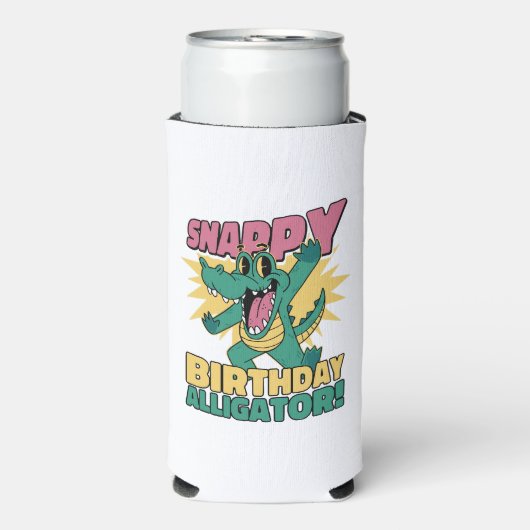 Grappige Alligator Lover en Verjaardag Krokodil Ga (Seltzer Voorkant)