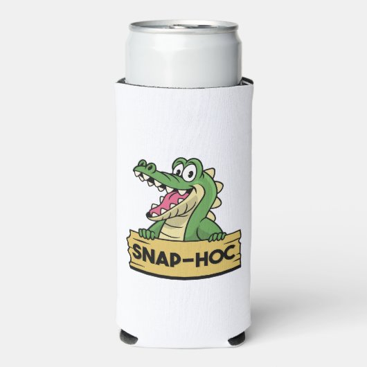 Grappige Alligator Lover en Zoökeeper Krokodil (Seltzer Voorkant)