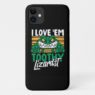 Grappige Alligatorliefhebber en krokodillenverzorg iPhone 11 Hoesje