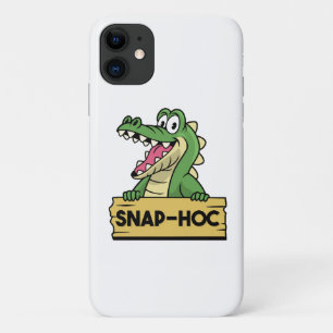Grappige Alligatorliefhebber en krokodillenverzorg iPhone 11 Hoesje