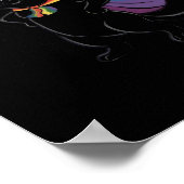 Grappige Ally Kat Regenboog Vlag Gay Pride Maand L Poster (Hoek)