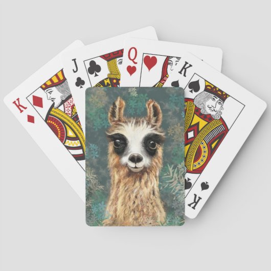 Grappige Alpaca speelkaarten (Achterkant)