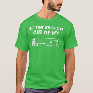 Grappige Alt Sleutel Uit Mijn gezicht voor Orkest  T-shirt