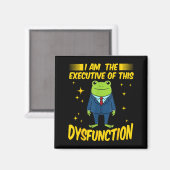 Grappige Am Executieve Dysfunctie Kikker Meme Magneet (Voorkant / Achterkant)