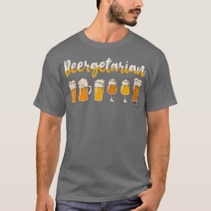 Grappige ambachtelijke bier Graphic Art Beergetari T-shirt