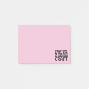 Grappige Ambachtskunstenaar Breien Haken Naaien Ku Post-it® Notes