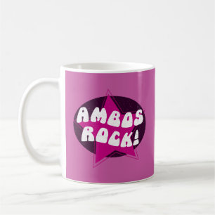 Grappige Ambos Rock Roze Ambulance Driver Koffiemok