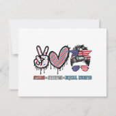 Grappige Amerikaanse vlag patriottisch (Achterkant)