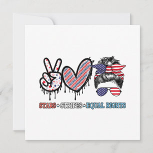 Grappige Amerikaanse vlag patriottisch Kaart