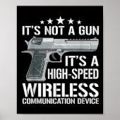 Grappige Ammo Pistool Liefhebbers Gezegde Pistool Poster (Voorkant)