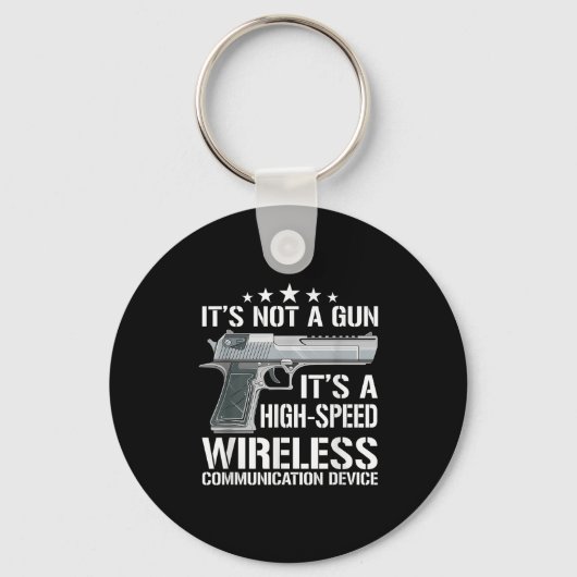 Grappige Ammo Pistool Liefhebbers Gezegde Pistool  Sleutelhanger (Voorkant)