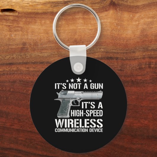 Grappige Ammo Pistool Liefhebbers Gezegde Pistool  Sleutelhanger (Voorkant)