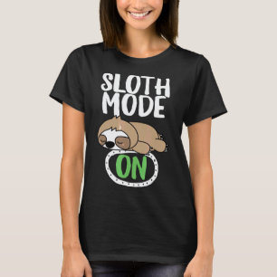 Grappige Amp Schattige Afstandsbediening Luiaard M T-shirt