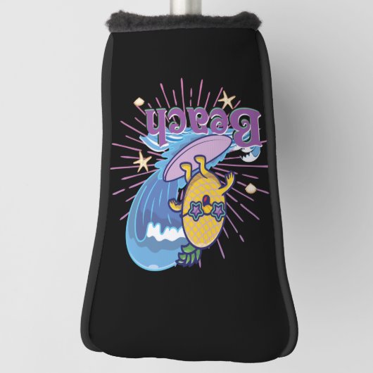 grappige anananas golfheadcover (Draai 90)