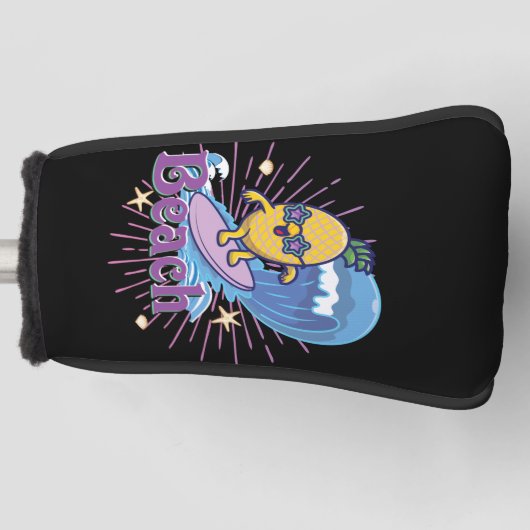 grappige anananas golfheadcover (Voorkant)
