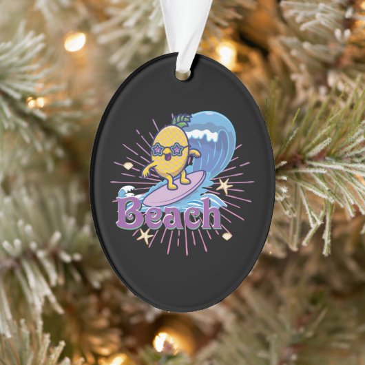 grappige anananas ornament (Boom)