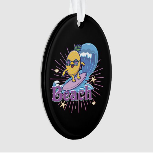 grappige anananas ornament (voorkant)