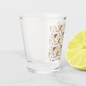 grappige anananas shot glas (Links)