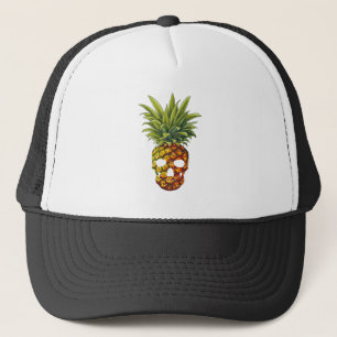 Grappige Ananas Fruit Schedel Trucker Pet