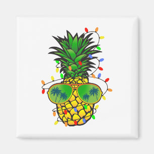 Grappige Ananas Kerstboom Zomer Kerstmis In Juli Magneet