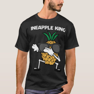 Grappige ananas kunst voor mannen papa fruit zomer t-shirt