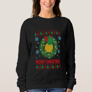 Grappige ananas lelijke kerst trui