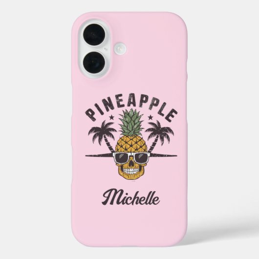 Grappige ananas met zonnebril Persoonlijk Case-Mate iPhone Case (Achterkant)