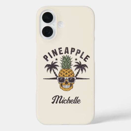 Grappige ananas met zonnebril Persoonlijk    Case-Mate iPhone Case (Achterkant)